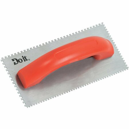 ALL-SOURCE 1/8 In. x 3/32 In. Square Notched Trowel 311383